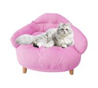 Iouyjiu Elegant Design Pet Sofa Bed Detachable Dog Bed Sturdy Dog Sofa Couch Decoration Soft Pet Couch for Small Dogs, Small Dogs, Living Room, Home, Indoor, Green, Beige, Pink Color