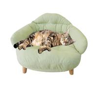 Iouyjiu Elegant Design Pet Sofa Bed Detachable Dog Bed Sturdy Dog Sofa Couch Decoration Soft Pet Couch for Small Dogs, Small Dogs, Living Room, Home, Indoor, Outdoor, Green, Beige, Pink Color