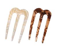 Iouyjiu Elegant French Hair Pins, Decorative Styling Forks, Fashionable Hair Accessories, Lightweight, Secure Grip Perfect for Daily Wear and Special Occasions, 3.94x1.97x0.79 in