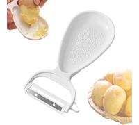 Iouyjiu Éplucheur en Acier Inoxydable,Outil Multifonction pour Râper, Hacher et Dénoyauter - Éplucheur à Fruits - pour le Citron l'Ail le Chocolat le Fromage le ainsi que pour la Cuisine le Restaurant