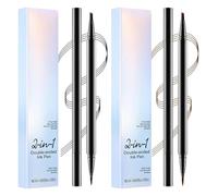 Iouyjiu Eyebrow Filler Pen, Double Ended Microfilling Pencil, Long Lasting Smudge Proof Natural Looking Precise Application, Waterproof Brow Definer for Daily Wear, 1ml
