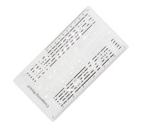 Iouyjiu Gabarit de composition pour écrivains de chanson - Règle de dessin du personnel, symboles du personnel, pochoir accessoires, règle de dessin, outils pour composition et créativité