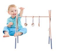 Iouyjiu Gymnase d’activités pour tout-petits | Salle de sport pour tout-petits avec cadre en bois sans odeur - Jouets d'apprentissage pour pour salon, chambre de nouveau-né, centre
