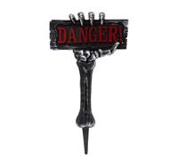 Iouyjiu Halloween Yard Stake, Skeleton Bones Decoration, Spooky Garden Sign, Weatherproof Design for Lawn, Porch, Fence, Walkway, Graveyard, Haunted House, 21.26x11.02x1.18 inches
