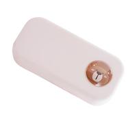 Iouyjiu Hard Pencil Case, Large Capacity Stationery Box, Double Layer Crayon Storage, Organizer with Zipper School Office Supplies Holder, 20.4x9.7x4.6cm White Blue Purple