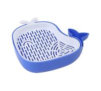 Iouyjiu Hydroponic Cat Grass Planter, Whale-Shaped Sprout Tray, Layered Design for Soilless Growing, Hollow Hydroponic Planter Box for Cats, Kittens, Pets, PP Material, 6.5x5.71x1.77in