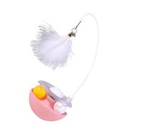 Iouyjiu Interactive Cat Feather Toys, Pet Toy with Exercise Balls, Teaser Bells Cat Toy, Interactive Kitten Toys with Safe and Non Toxic Materials for Indoor Cats and Kittens (1 Piece)