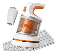 Iouyjiu Keyboard Vacuum Cleaner - Handheld Cordless Cleaning Device | Mini Vacuum Duster for Home Travel Floor Table, Lightweight Portable with Strong Suction for Dust Removal, 8.7x8.6x14.7cm