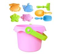 Iouyjiu Kids Beach Toy Set - Sand Castle Building Kit for Outdoor Play | Lightweight Sandbox Tools with Bucket Molds Shovels, Creatives Construction Play Perfect for Beach School Kindergarten Fun