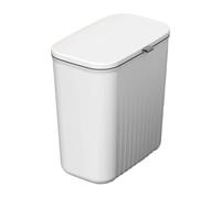 Iouyjiu Kitchen Wall Trash Can - Small Odorproof Bin with Lid, Waste Container for Rv Bathroom Laundry Kitchen Office Bedroom Under Sink, Compact Wallmounted Trash Bin for Home Kitchens Organization