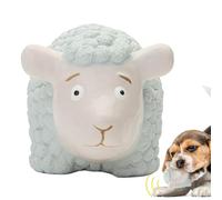Iouyjiu Lamb Dog Toy, Interactive Chew Toys with Squeaker, Rubber Squeaky Dog Toys, Creative Small Dog Teething Toys, Teeths Cleaning Toy for Training and Oral Care for Dogs