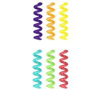 Iouyjiu Lot de 6 breloques d'identification de tige de vin en silicone pour cocktails de plage, champagne, Thanksgiving, mariage