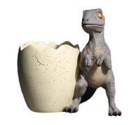 Iouyjiu Mignon Dinosaur Pen Holder, Creative Colorful Pen Holder, Desktop Accessories Storage Organizer, Large Capacity Dinosaur Themed Desk Pen Holder for Home, School, Study Room, Multicolore,