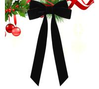 Iouyjiu Nœuds de sapin de Noël, décoration de Noël double couche | Breloque en forme de nœud d'arbre réutilisable - pour filles, mariage, vacances, rendez-vous, porte, fenêtre, escalier, cheminée