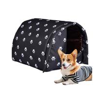 Iouyjiu Outdoor Cat Shelter, Waterproof Pet House for Cats & Dogs, Insulated Shelter for Stray Animals, Durable Oxford Cloth, Weatherproof & Warm, Ideal for Outdoor Use