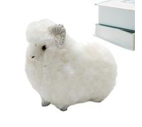 Iouyjiu Plush Sheep - Realistic Lamb Toy Decoration for Home Display | Soft Stuffed Animal Doll with Detailed Features, Accent for Dormitory Living Room Office Windowsill Indoor Bedroom Decor