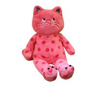 Iouyjiu Polyvalent Cat Plush, Comforting Stuffed Animal Doll, Soft Throw Pillow, Plush Comforting Doll with Soft and Comforting Design 23,62 x 11,02 x 4,33 Inches for Boys and Girls (1 Piece)