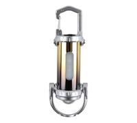 Iouyjiu Portable LED Keyring Light, Pocket Torch - Handy Lamp for Men Women Travel | Metal Body Rechargeable Structure, Small Carry Flash Accessory for Evening Walk Adventure Bag Use