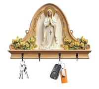 Iouyjiu Porte-clés mural,Organisateur Gain de Place en Bois - Support à Clés Mural - pour Amis Étudiants Adultes Hommes Femmes Entrée Et Étagère Maison Et Chambre