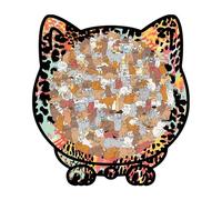 Iouyjiu Puzzles De Chats | Décor Créatif avec Cadre Photo,135 Pièces Puzzles en Bois pour Adultes avec Boîte De Rangement,pour La Famille, Les Amis, Le Défi, Le Jeu Et Le Salon