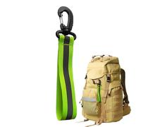 Iouyjiu Reflective Strap Keychain - High Visibility Tag for Safety Use | Glow in The Dark Keyring with Reflective Fabric, Clip on Accessory for Running Walking Cycling Hiking Outdoor Gear