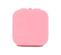 Iouyjiu Retainer Container, Portable Silicone Denture Case, Slim Braces Box with Draining Design, Personal Orthodontic Storage for Men and Women, Silicone Material, 3.54x3.31x1.3in