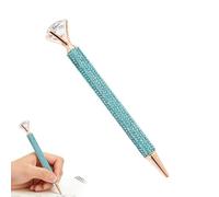 Iouyjiu Rhinestone Pen - Sparkly Writing Tool for Office Desk Gift | Bling Design with Large Gem Accent, Smooth Ink Pen for Friends Coworkers Teacher Nurse Birthday Party Favors Work Use