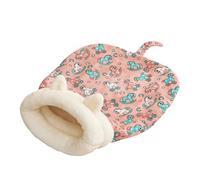 Iouyjiu Sac de couchage d'hiver pour chat, lit confortable et apaisant pour chat, sac de couchage léger pour chat, sac de couchage douillet pour animal domestique avec matériaux doux et durables, 55 x