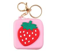 Iouyjiu Silicone Coin Purse, Small Change Pouch, Cute Keychain Wallet, Soft Waterproof Material, Secure Metal Clasp, Compact & Lightweight, Ideal for Women & Kids