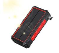 Iouyjiu Solar Powerbank, Hand Crank Battery Backup, LED Flashlight with SOS Alarm and Compass, Waterproof Emergencies Charger for Outdoor Camping, Hiking, Travel Use Women Men 6.54x3.35x1.38in