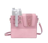 Iouyjiu Sport Water Holder Sling Bag, Portable Réglable Water Bottle Porrier for Hiking, Travel, Walking, Outdoor Activity, Convenient Sling Bag Sleeve for Hydration Accessory, Rose, riferimento