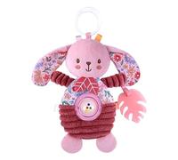 Iouyjiu Stroller Activity Toy, Stuffed Animal Rattle, Squeaky Stroller Toy, Baby Girl Rattles, Toddler Crib Toys, Squeaky Hanging Rattle Toy For toddler Car Seats, Cribs, And Strollers