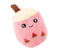 Iouyjiu Stuffed Animal Pillow, Dessin animé Plush Pillow, Bubble Tea Plush, Plush Tea Pillow Toy, Hugging Cartoon Pillow, Soft Bubble Tea Plush Pillow for Dogs and Cats