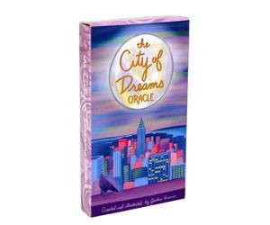 Iouyjiu The City of Dreams 78 Oracle Cards, Oracle Card Set, Tarot Deck Divination, English Oracle Cards, Family Party Tarot, Mystical Tarot Deck for Fate Divination