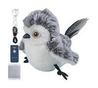 Iouyjiu Touch Activated Cat Toy, Realistic Cat Feather Toy, Soft Kitten Toy, Cozy Cat Toys, Cat Feather Toy, Catnip Kitten Toy, Soft And Cozy Rechargeable Feather Toy For Kittens