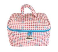 Iouyjiu Travel Toiletry Bag, Cosmetic Storage Pouch, Zipper Makeup Organizer, Portable with Handle, Lightweight, Compact, Ideal for Travel, School, Weekend Getaways