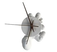 Iouyjiu Wall Clock Hands Decor - Artistic Time Display, Resin Clock Set with Silent Movement Feature, Hand Shaped Wall Accent with Artistic Look, Modern Clocks Decoration for Rooms Studios