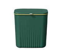 Iouyjiu Wall Mounted Trash Can - Kitchen Bin with Lid, Small Odor Proof Waste Container for Rv Bathroom Laundry Kitchen Office Bedroom Under Sink, Space Saving Trash Bin for Home Organization