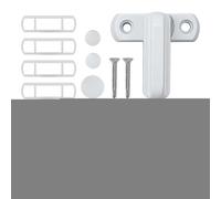 Iouyjiu Window Lock, Sliding Door Lock, Child Safety Latch, Heavy Duty Aluminum Alloy Construction Anti Burglary Design for Home Apartment Rv Casement Security, 4 Pieces