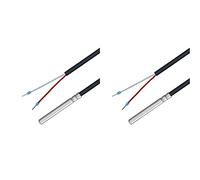 iOVEO 035HP02202 - PT1000 - Capteur de température avec câble PVC 105 °C, capteur de température, capteur de mémoire, sonde, chauffage, 2 mètres (Lot de 2)