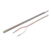 iOVEO 035HP05202.20 - NTC 10KOHM - Capteur de température avec câble en PVC (gris clair) jusqu'à 105 °C, sonde de câble, gaine de protection 200 mm, chauffage, NTC, câble de raccordement de 2 m.