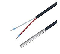 iOVEO 035HP07203 - KTY81-210 - Sonde de température avec câble en PVC 105°C, capteur de température, sonde de chauffage, KTY10-6, 3 mètres