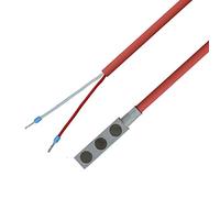 iOVEO 046MO05202 - NTC 10KOHM NTC NTC10K Sonde de surface magnétique avec câble en silicone jusqu'à 200 °C