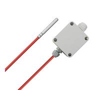 iOVEO 213HS02210 - PT1000 - Boîtier de mesure de température avec câble de raccordement en silicone, sortie active, plage de mesure réglable, capteur de température, 10 mètres