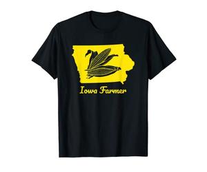 Iowa Farmer Corn Harvester The Hawkeye State Pride IA Cadeau T-Shirt