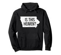 Iowa is This Heaven Carte d'État Humoristique Vintage Pride Sweat à Capuche