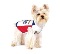 Iowa State Flag Chemises pour chien Gilet pour animaux de compagnie T-shirt en coton imprimé pour petits chiens chiots chats