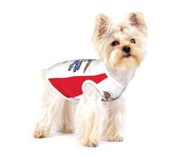 Iowa State Flag Gilet en coton pour chien Taille M - Respirant, confortable et élégant pour animaux de compagnie