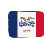 Iowa State Flag Housse pour ordinateur portable de 12 pouces, convient pour les trajets et les voyages.