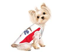 Iowa State Flag T-shirt respirant sans manches pour petits chiens et chats Taille L